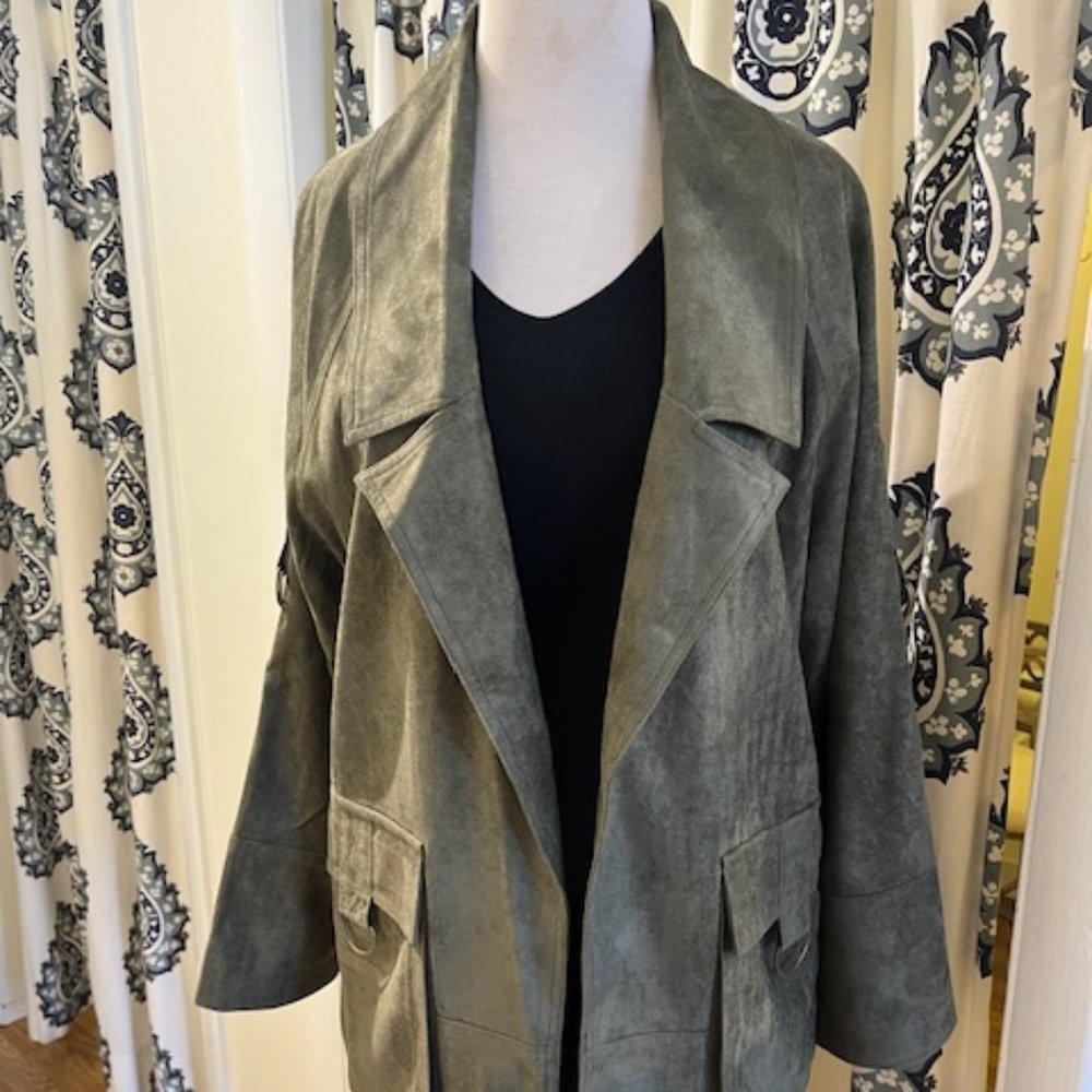 Ivy Jane Faux Suede Jacket